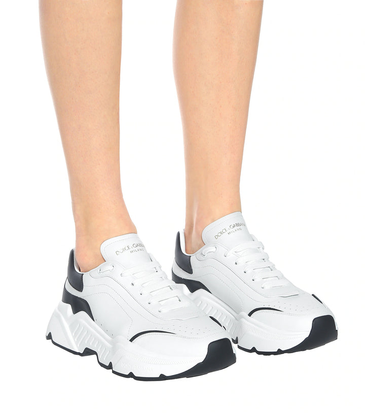 DOLCE &amp; GABBANA DAYMASTER NAPPA LEATHER SNEAKERS