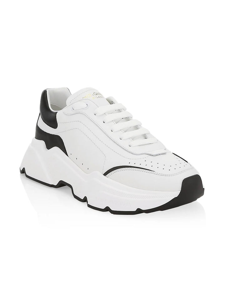 DOLCE &amp; GABBANA DAYMASTER NAPPA LEATHER SNEAKERS