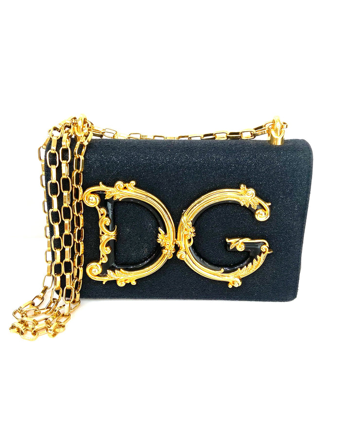 DOLCE &amp; GABBANA NAPPA DG GIRLS SHOULDER BAG