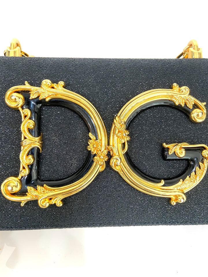 DOLCE &amp; GABBANA NAPPA DG GIRLS SHOULDER BAG
