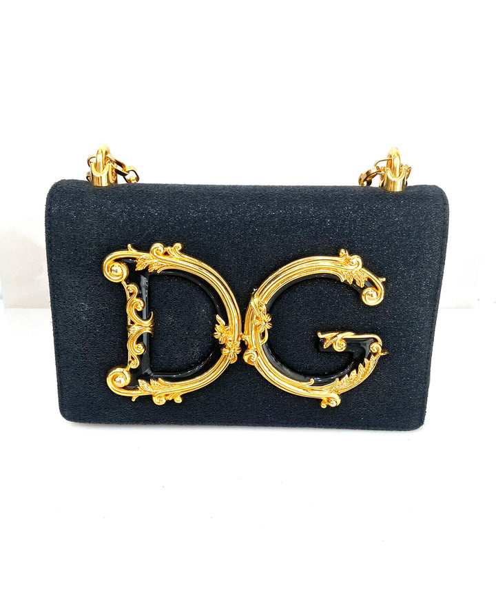 DOLCE &amp; GABBANA NAPPA DG GIRLS SHOULDER BAG