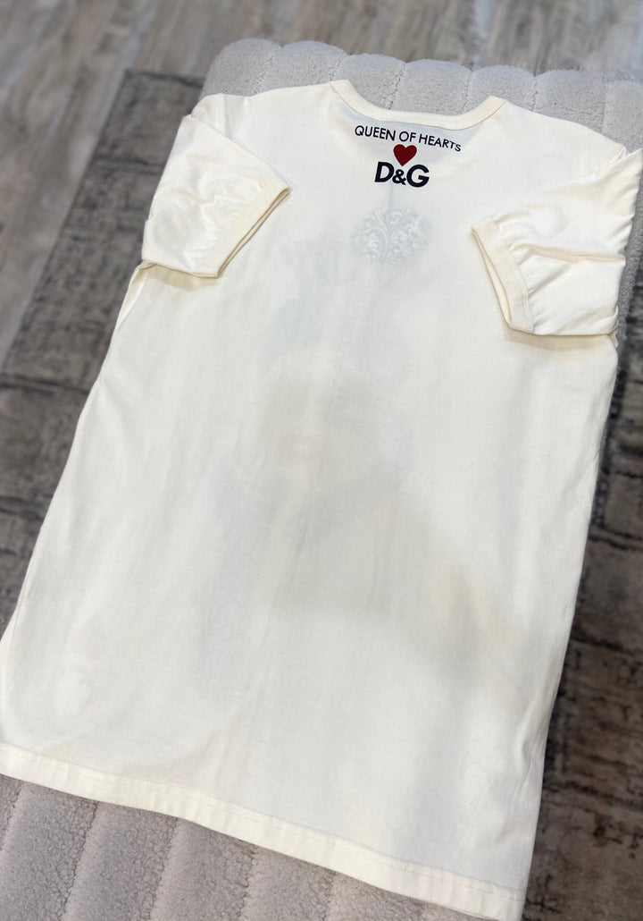 DOLCE &amp; GABBANA QUEEN OF HEARTS T-SHIRT