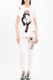 DOLCE &amp; GABBANA QUEEN OF HEARTS T-SHIRT