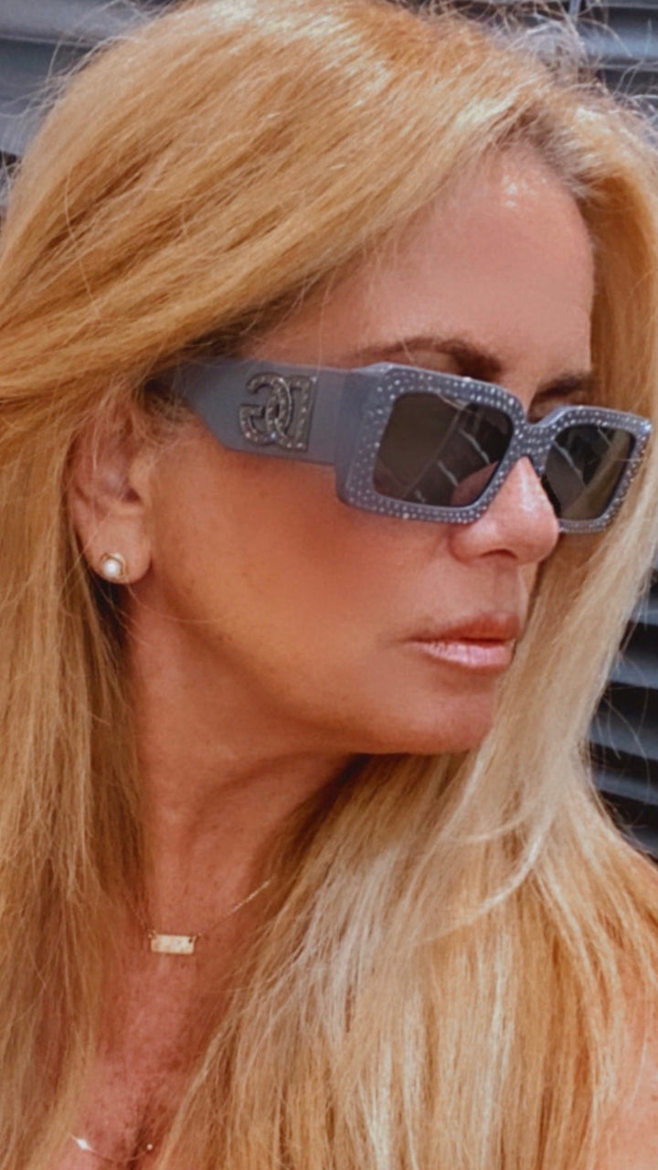 DOLCE &amp; GABBANA DG4447B 53MM GEMSTONES SUNGLASSES