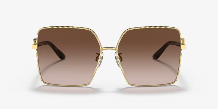 DOLCE &amp; GABBANA OVERSIZED SQUARE FRAME SUNGLASSES
