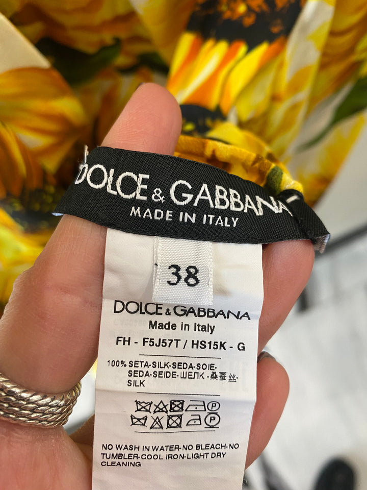 DOLCE &amp; GABBANA SUNFLOWER SHIRT