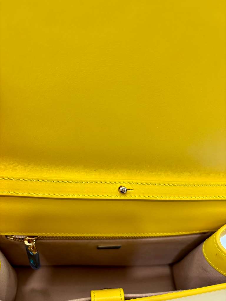 DOLCE &amp; GABBANA DG LOGO CALFSKIN LEATHER CROSSBODY BAG