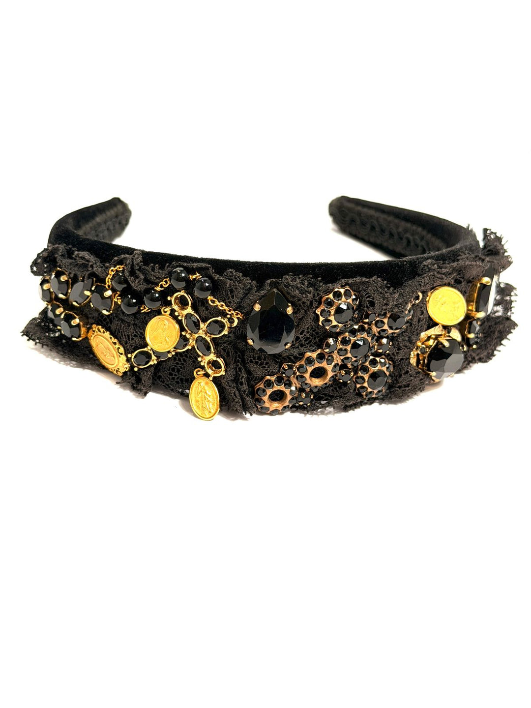 DOLCE AND GABBANA JEWELED HEADBAND – Caroline display picture 1