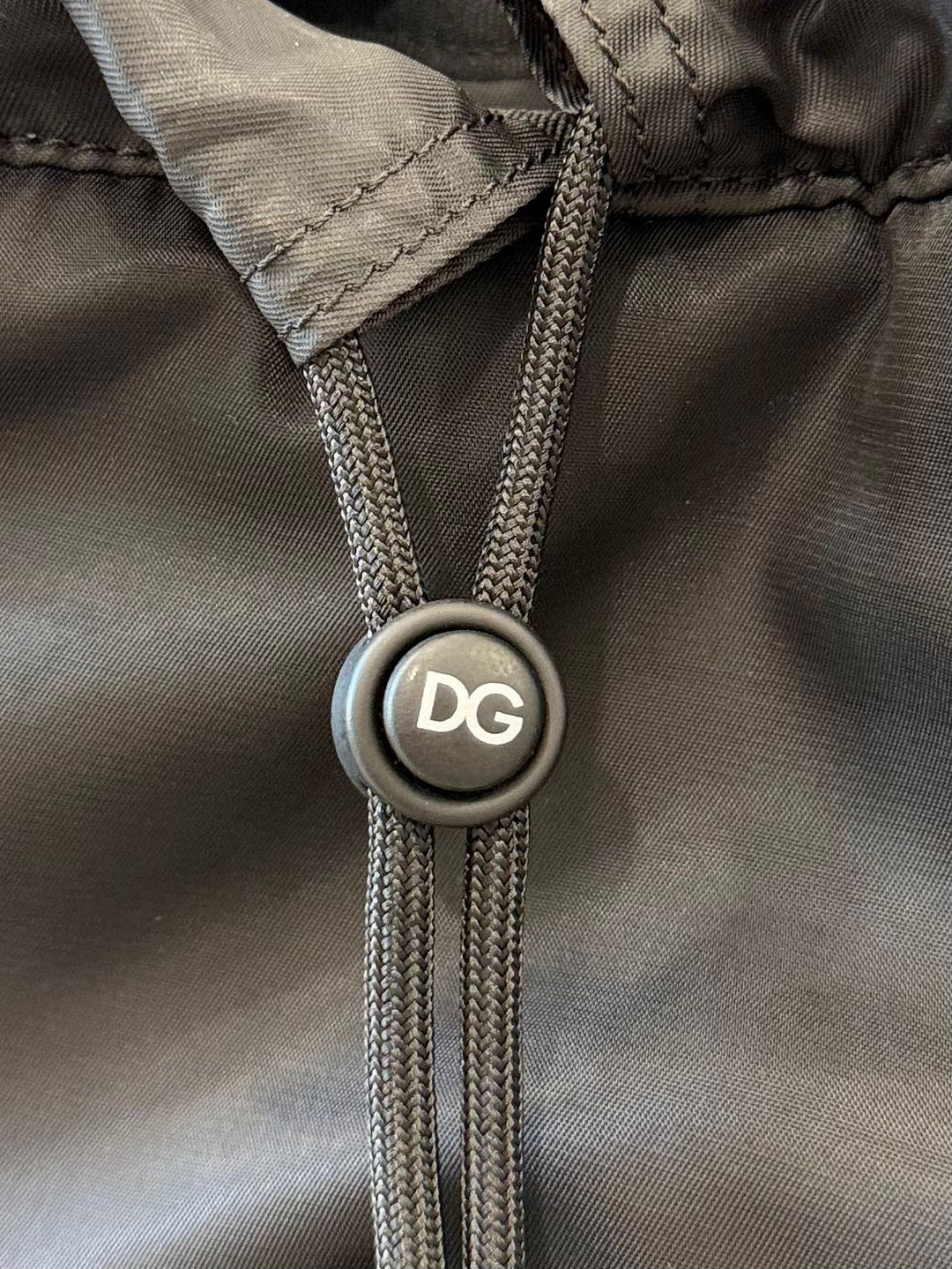 DOLCE &amp; GABBANA BLACK CANVAS BACKPACK