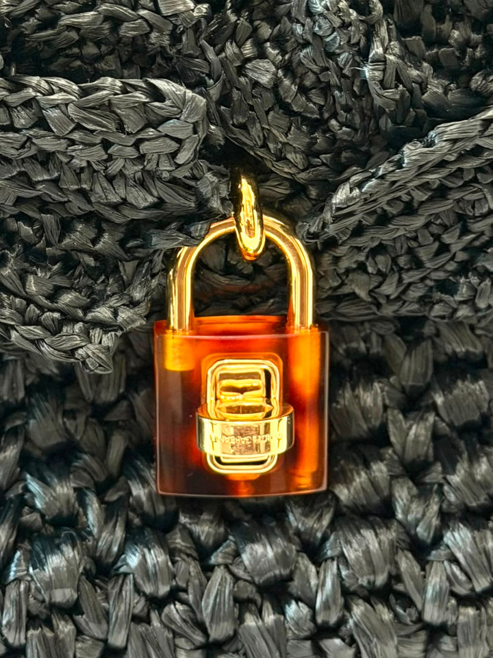 DOLCE &amp; GABBANA MISS DOLCE CROCHET SHOULDER BAG