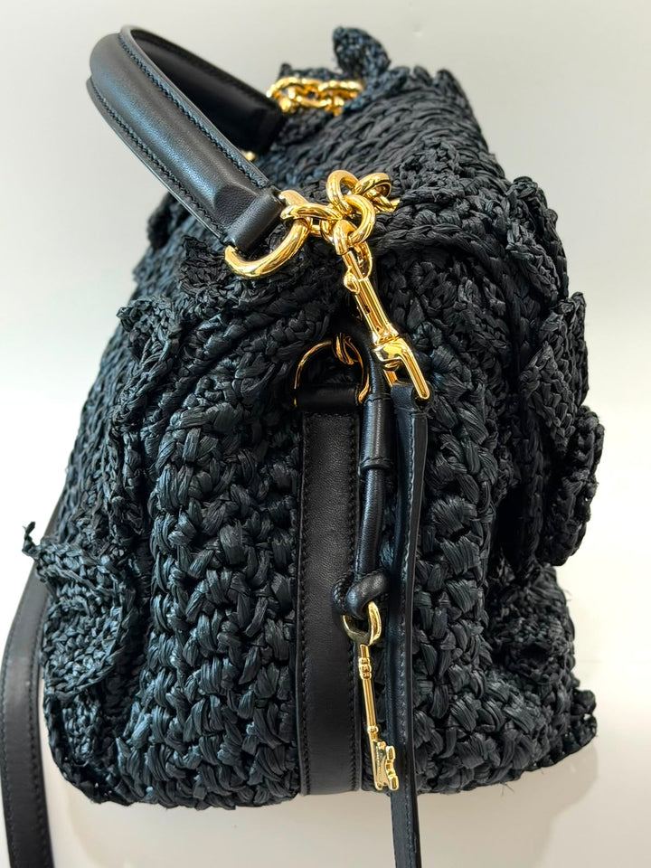 DOLCE &amp; GABBANA MISS DOLCE CROCHET SHOULDER BAG