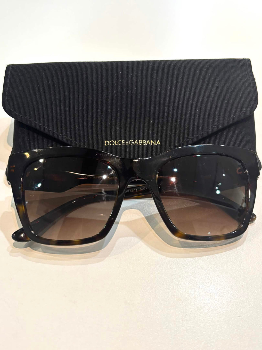 DOLCE &amp; GABBANA DG4384 TOIRTOISESHELL SUNGLASSES