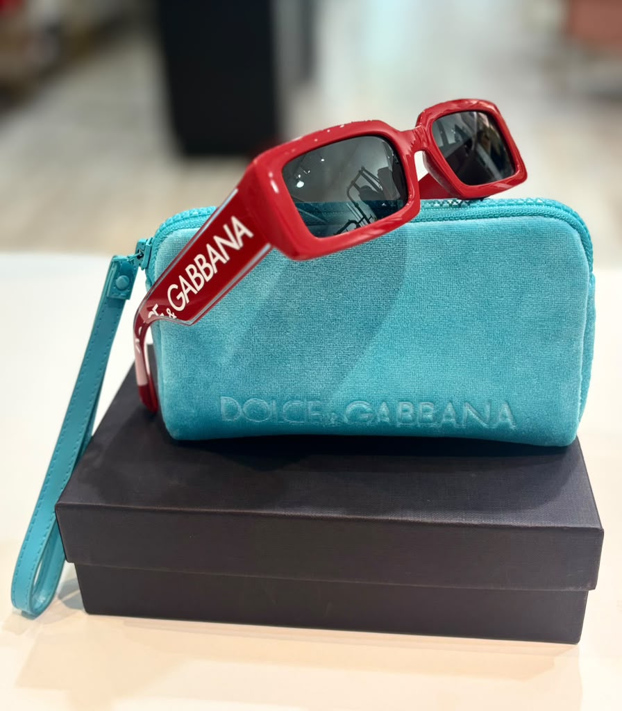 DOLCE &amp; GABBANA DNA RED SUNGLASSES