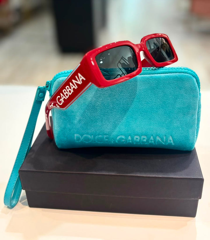 DOLCE &amp; GABBANA DNA RED SUNGLASSES