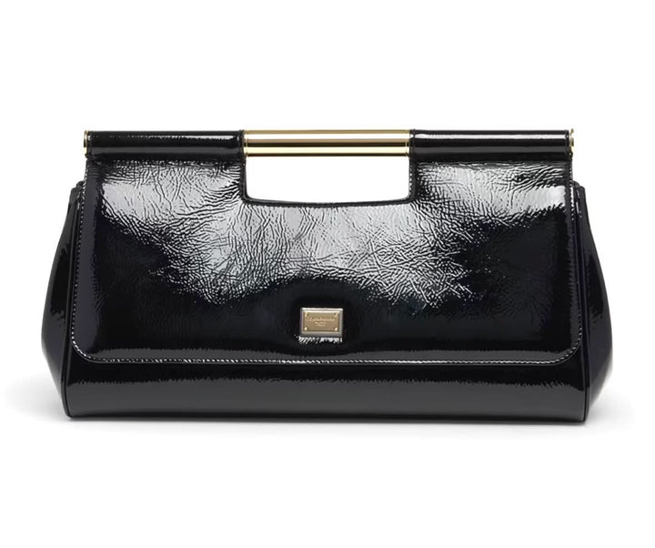 DOLCE &amp; GABBANA LARGE SICILY NAPLACK CLUTCH BAG