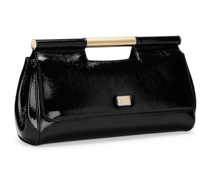 DOLCE &amp; GABBANA LARGE SICILY NAPLACK CLUTCH BAG