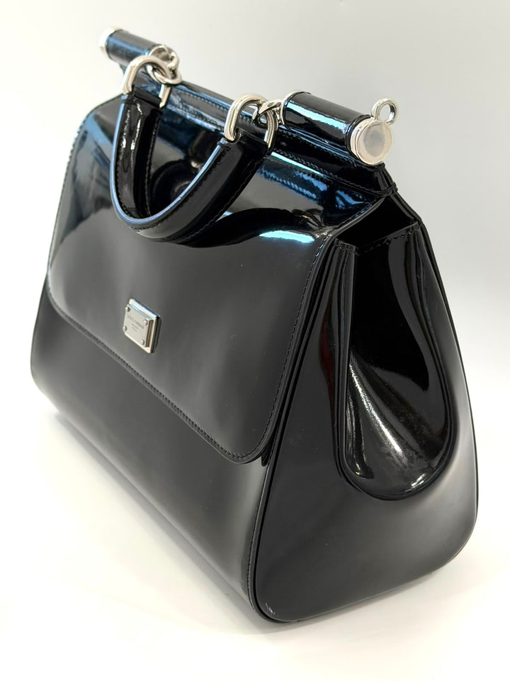 DOLCE &amp; GABBANA X KIM SICILY LARGE TOP-HANDLE BAG
