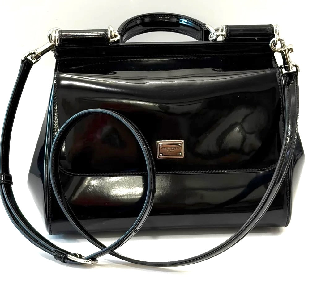 DOLCE &amp; GABBANA X KIM SICILY LARGE TOP-HANDLE BAG