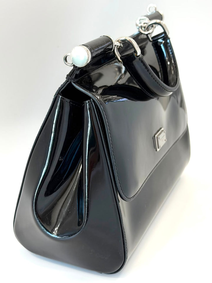 DOLCE &amp; GABBANA X KIM SICILY LARGE TOP-HANDLE BAG