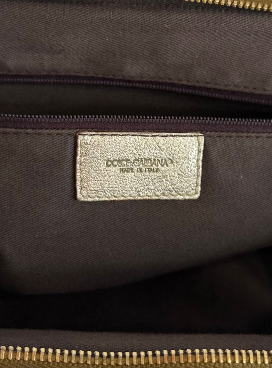 DOLCE &amp; GABBANA LEATHER HANDBAG