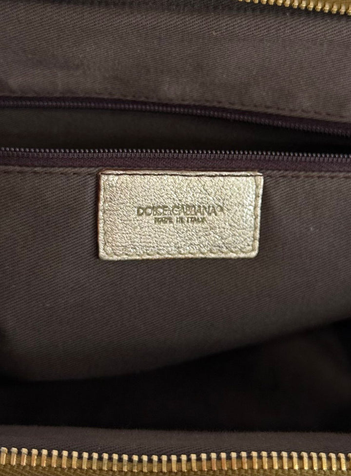 DOLCE &amp; GABBANA LEATHER HANDBAG