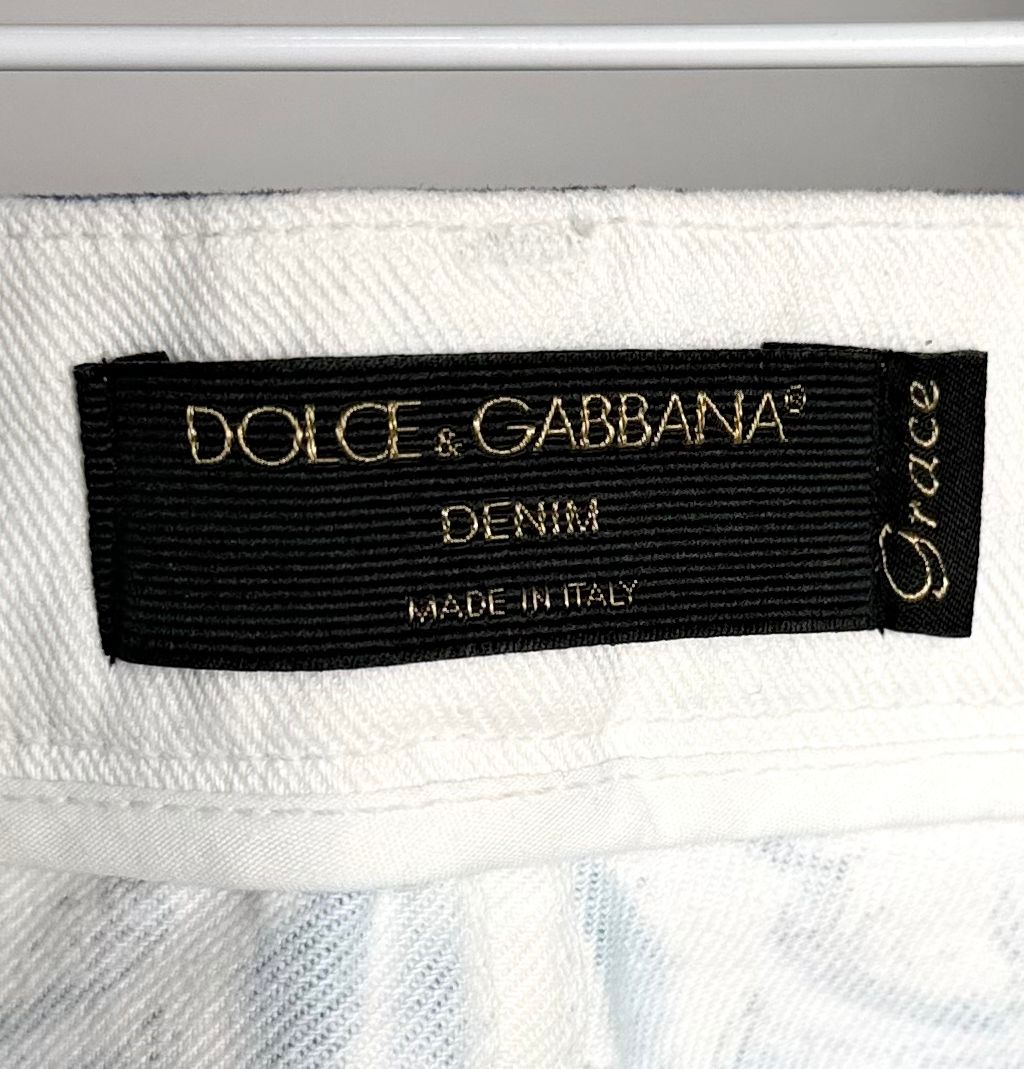 DOLCE &amp; GABBANA MAJOLICA-PRINT HIGH-WAIST SKINNY JEANS