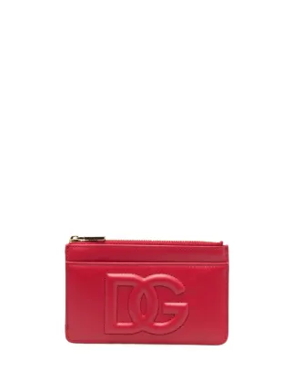 DOLCE &amp; GABBANA MEDIUM CALFSKIN DG LOGO CARD HOLDER