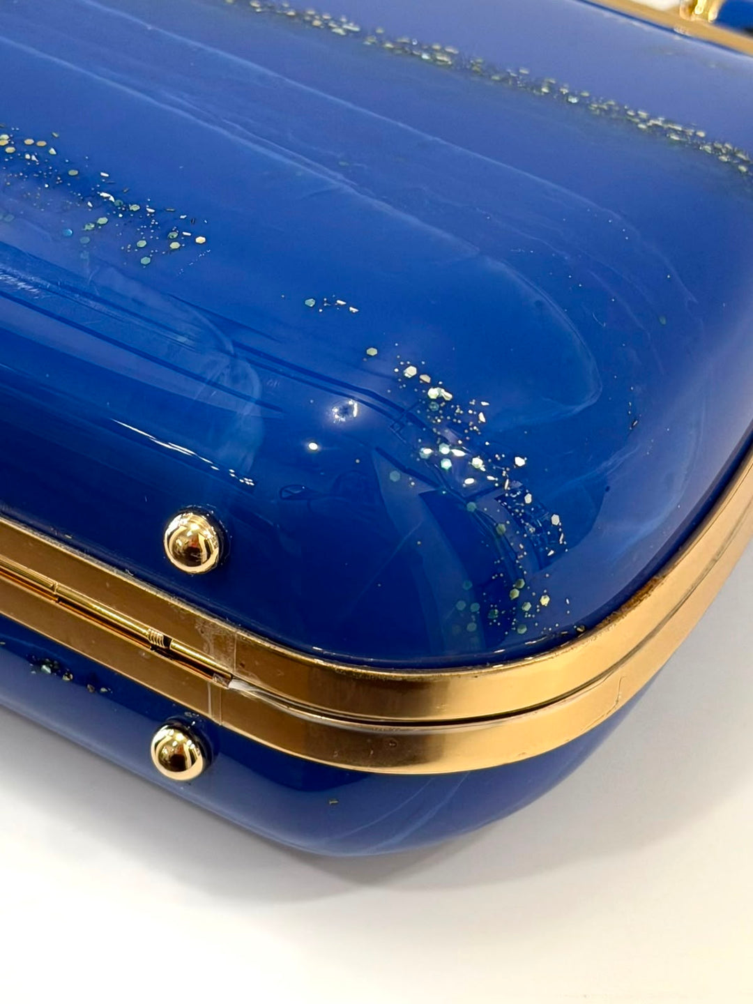 DOLCE &amp; GABBANA ACRYLIC GLASS SICILY BOX BAG