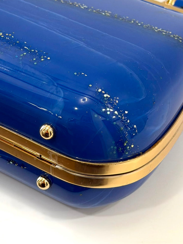 DOLCE &amp; GABBANA ACRYLIC GLASS SICILY BOX BAG
