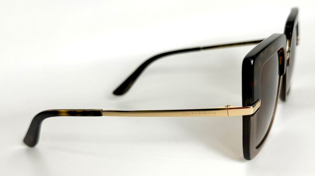 DOLCE &amp; GABBANA TORTOISESHELL SUNGLASSES