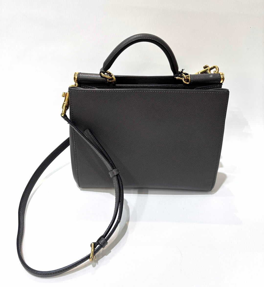 DOLCE &amp; GABBANA DAUPHINE MISS SICILY MEDIUM SHOPPER TOTE BAG