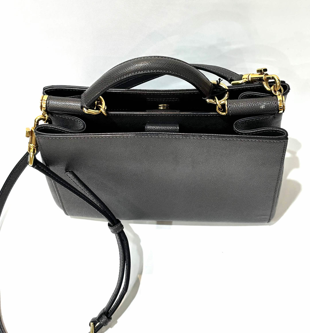 DOLCE &amp; GABBANA DAUPHINE MISS SICILY MEDIUM SHOPPER TOTE BAG