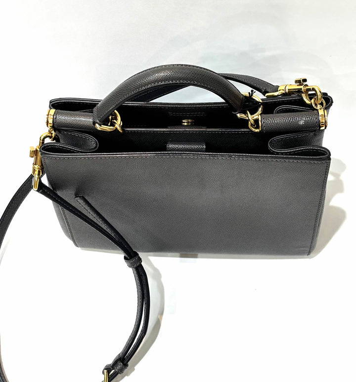 DOLCE &amp; GABBANA DAUPHINE MISS SICILY MEDIUM SHOPPER TOTE BAG