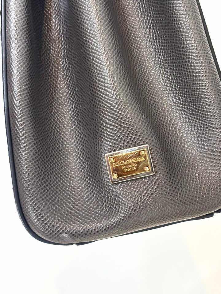 DOLCE &amp; GABBANA DAUPHINE MISS SICILY MEDIUM SHOPPER TOTE BAG