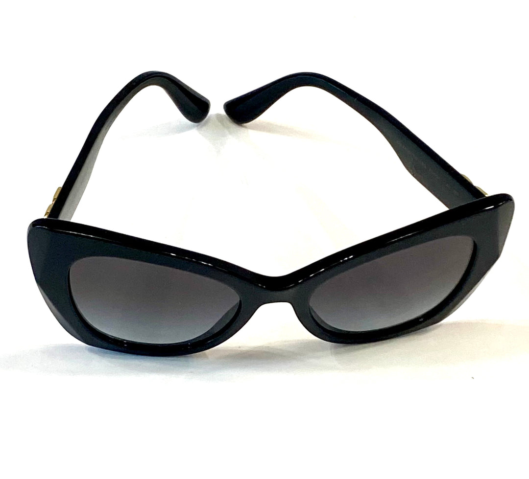 DOLCE &amp; GABBANA LOW BRIDGE GRADIENT SUNGLASSES