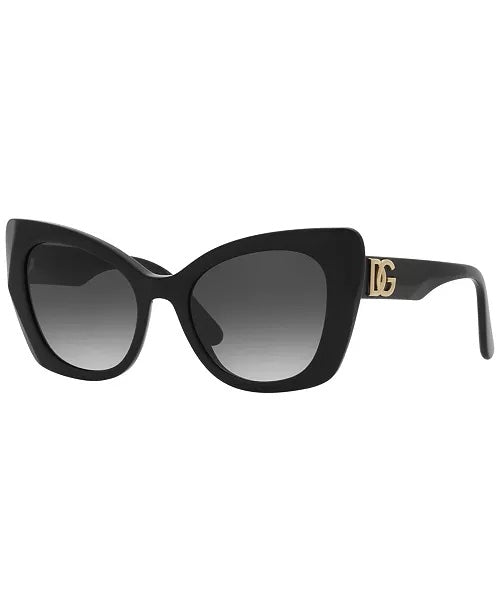 DOLCE &amp; GABBANA LOW BRIDGE GRADIENT SUNGLASSES