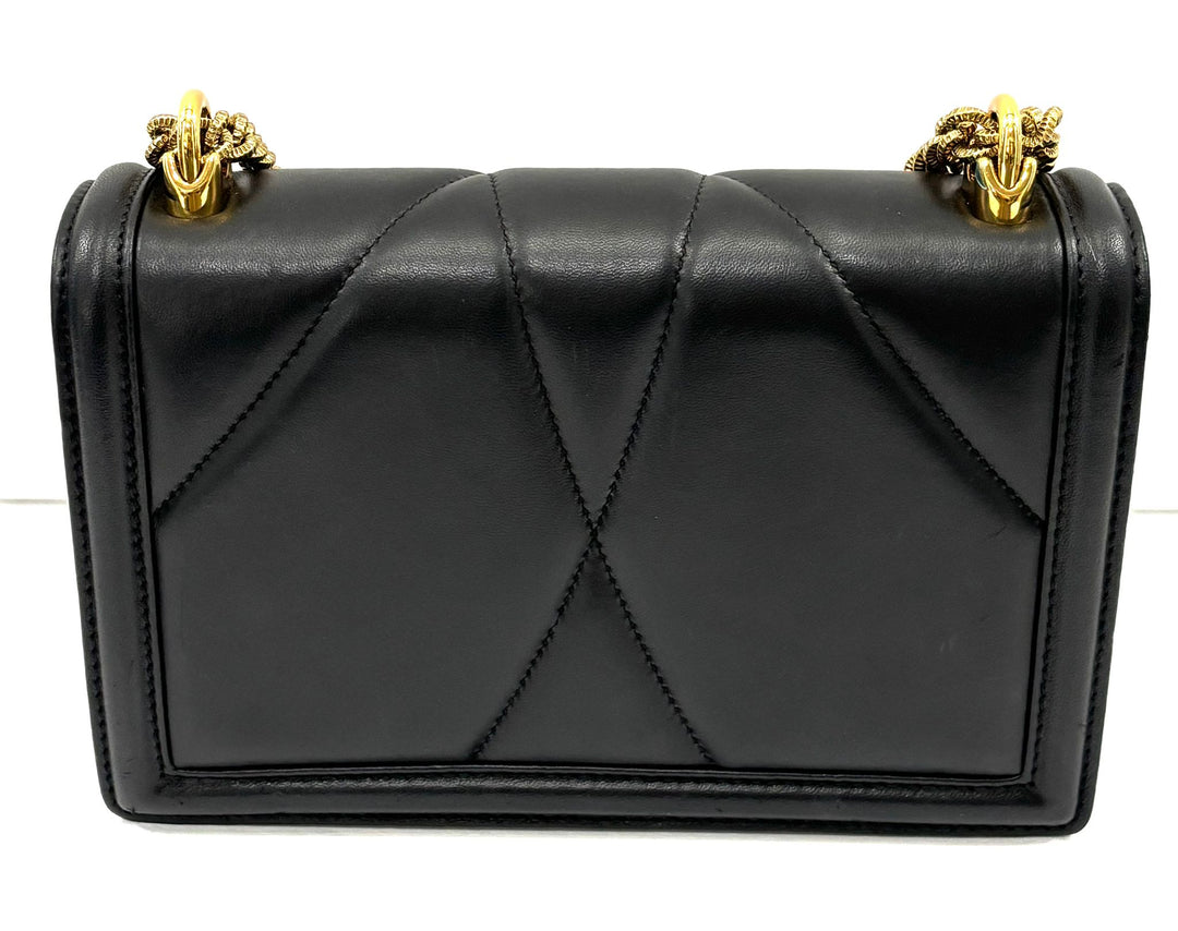 DOLCE &amp; GABBANA MEDIUM DEVOTION QUILTED NAPPA LEATHER BAG