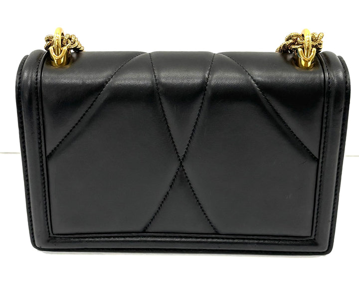 DOLCE &amp; GABBANA MEDIUM DEVOTION QUILTED NAPPA LEATHER BAG