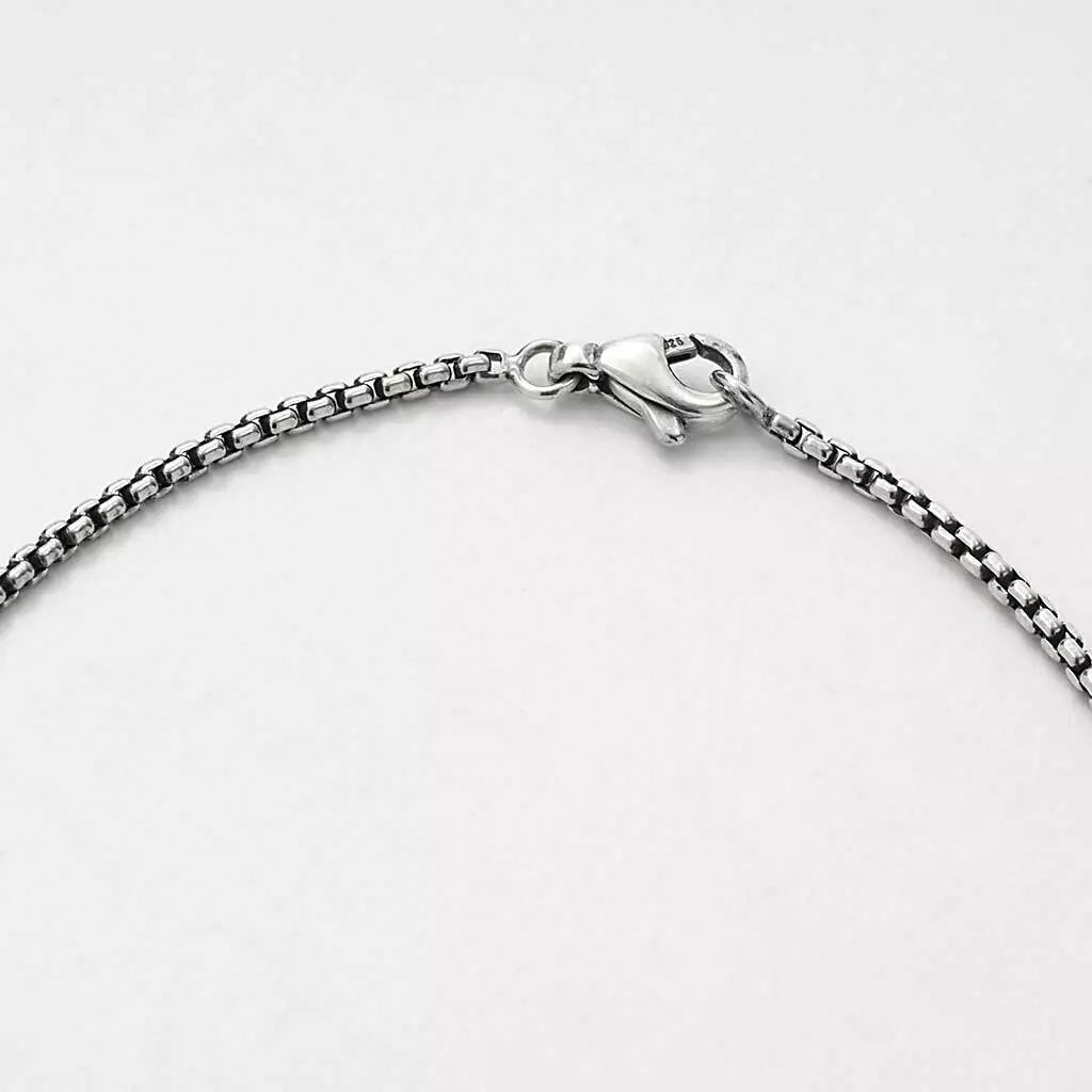 DAVID YURMAN ALBION CERISE BLUE TOPAZ &amp; DIAMONDS SILVER NECKLACE