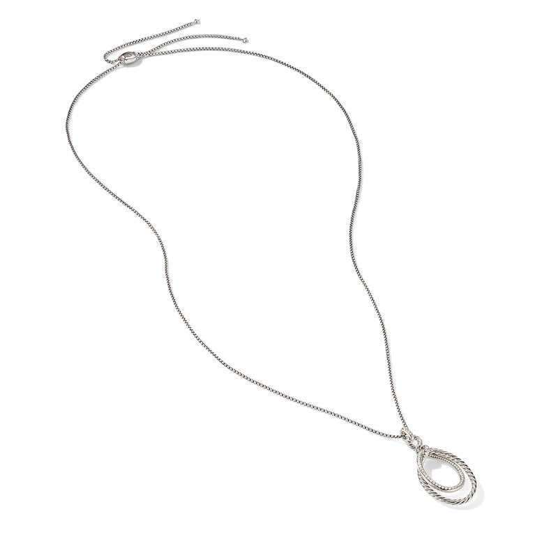 DAVID YURMAN CONTINUANCE PENDANT DIAMOND NECKLACE