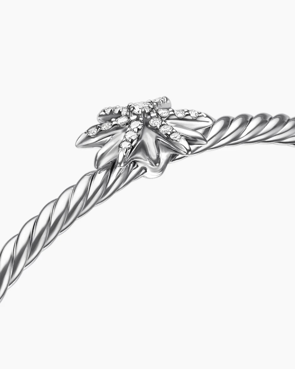 DAVID YURMAN STARBURST CENTER DIAMOND STATION BRACELET