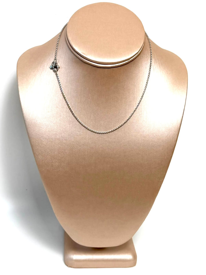 DAVID YURMAN STERLING SILVER BOX CHAIN NECKLACE