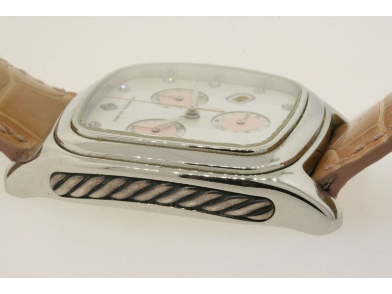 DAVID YURMAN CHRONOGRAPH THOROUGHBRED DIAMOND WATCH