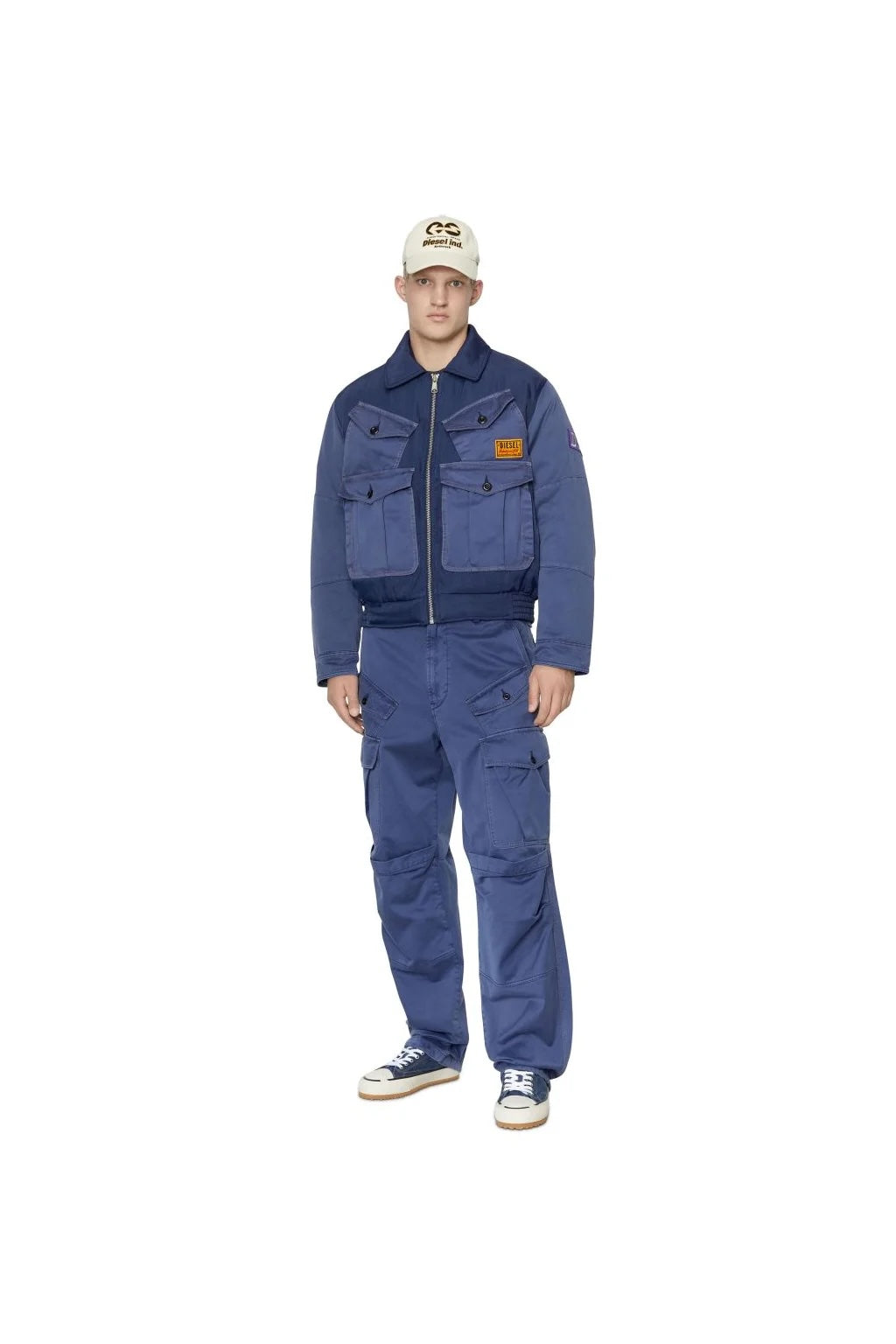DIESEL W-MANFRED PADDED UTILITY POCKETS JACKET