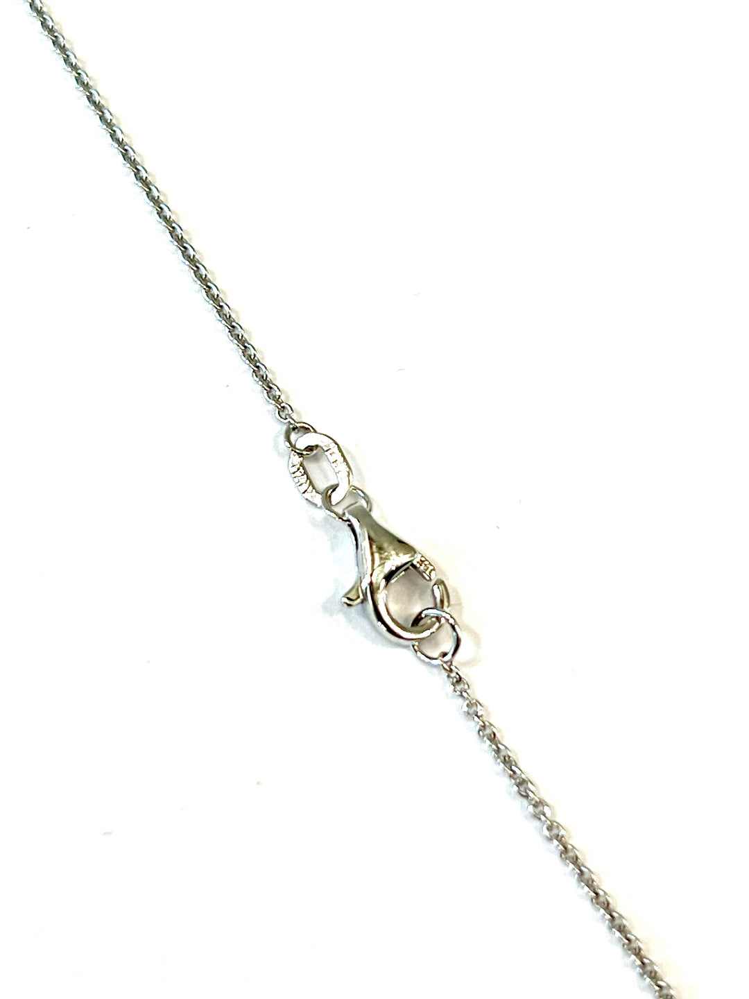 DIAMOND PEAR SHAPE 14K WHITE GOLD NECKLACE