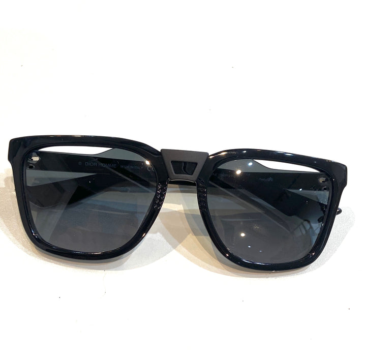 CHRISTIAN DIOR HOMME BLACK DIORB24.1 SUNGLASSES – Caroline's