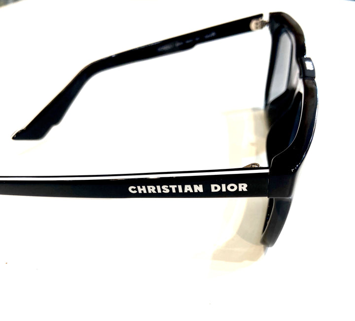 CHRISTIAN DIOR HOMME BLACK DIORB24.1 SUNGLASSES – Caroline's