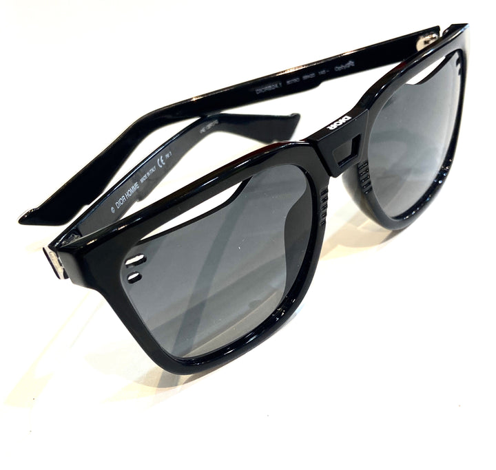 CHRISTIAN DIOR HOMME BLACK DIORB24.1 SUNGLASSES