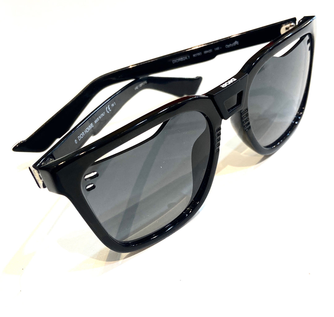 CHRISTIAN DIOR HOMME BLACK DIORB24.1 SUNGLASSES – Caroline's
