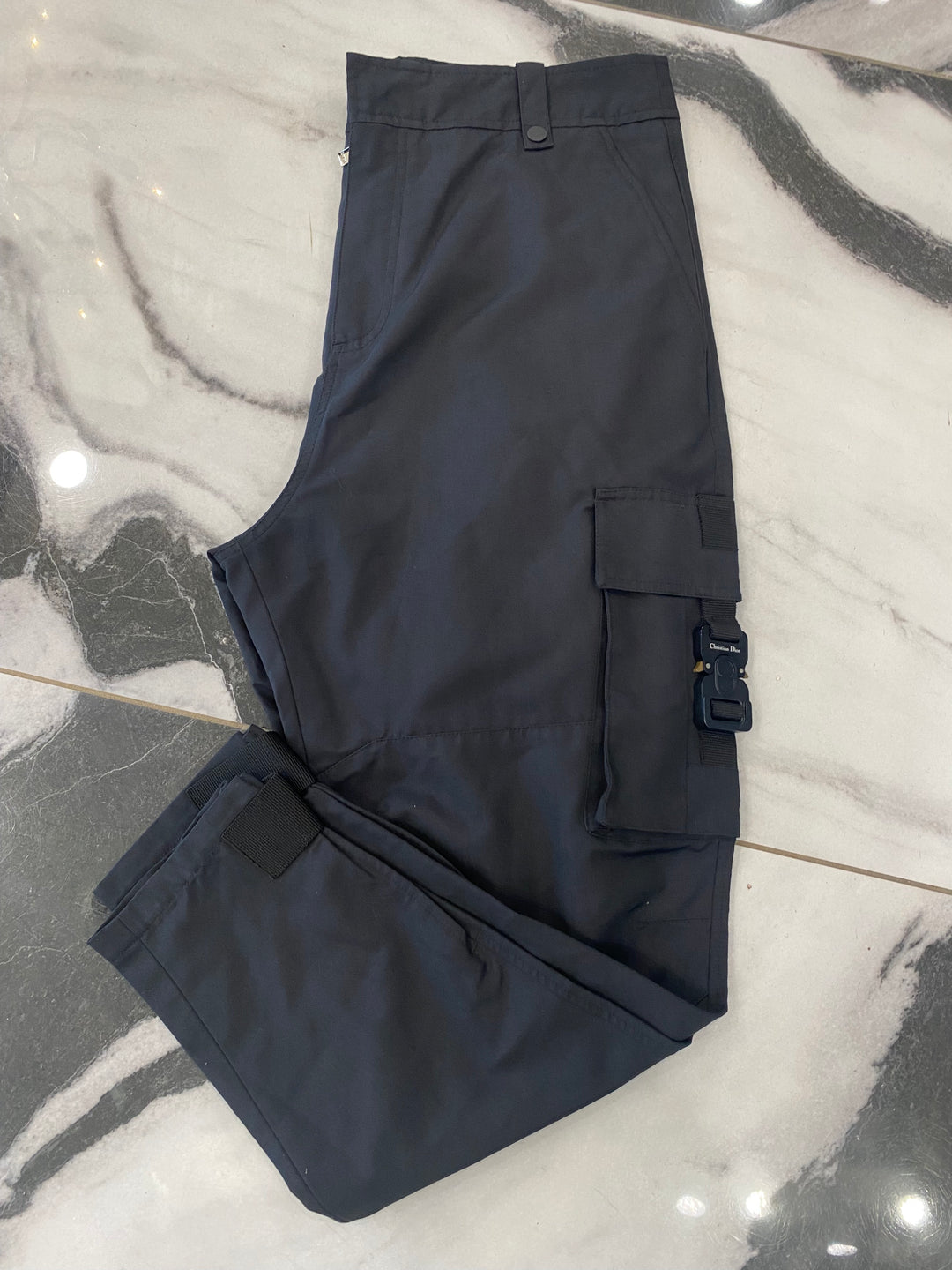DIOR HOMME BUCKLE 1 POCKET TECH MEN'S CARGO PANTS – Caroline's